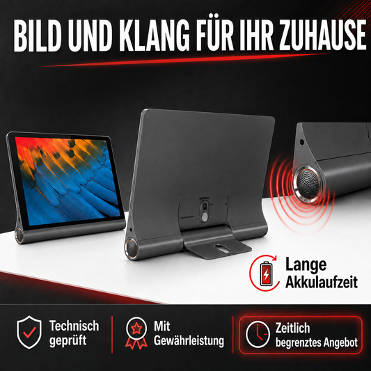 10,1″ Multimedia-Tablet mit Beamer